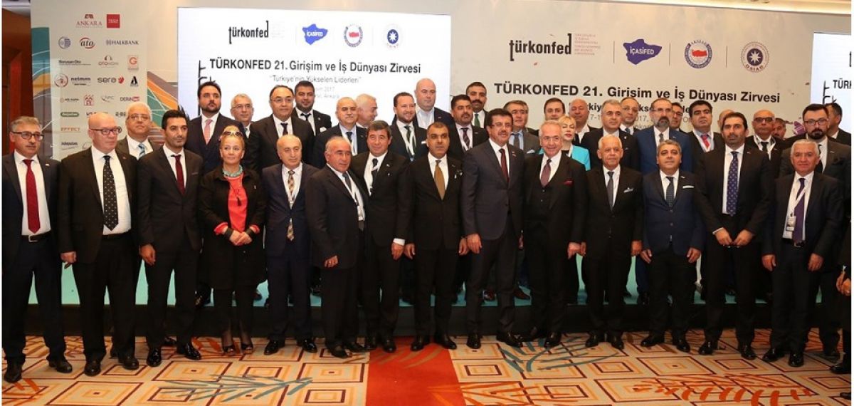 TÜRKONFED ANKARA ZİRVESİ YÜKSELEN LİDERLERE EV SAHİPLİĞİ YAPTI