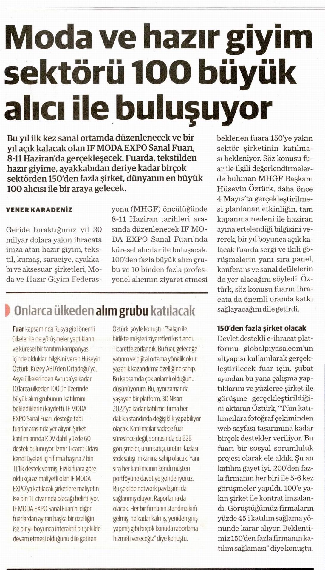 IF MODA EXPO Sanal Fuarı ile Sınırları Aşın!